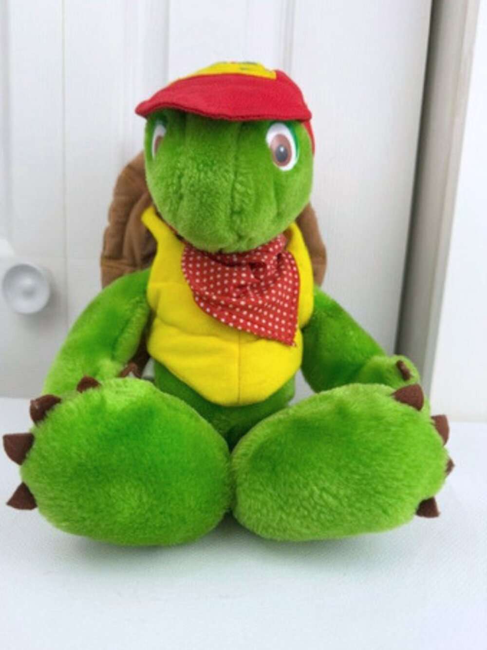 1986 Franklin The Turtle Plush Vintage Irwin Toy Limited Canada 15"